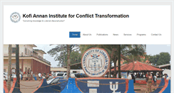 Desktop Screenshot of kofiannaninstitute.org